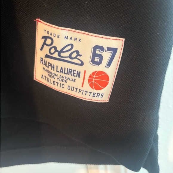 Men’s Polo Ralph Lauren Basketball Polo Shirt - Picture 9 of 12